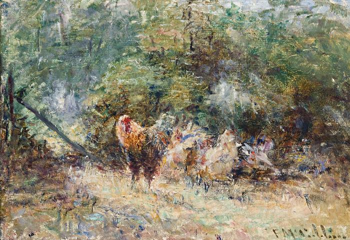 Frederick Mccubbin Study of Poultry